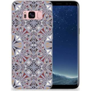 👉 Samsung Galaxy S8 TPU Hoesje Design Flower Tiles 8718894877975