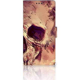 Sony Xperia XA Ultra Uniek Boekhoesje Skullhead 8718894882535