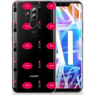 👉 Lippenstift Huawei Mate 20 Lite TPU Hoesje Design Lipstick Kiss 8718894890189