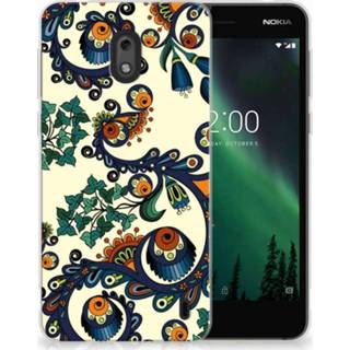 👉 Nokia 2 TPU Hoesje Design Barok Flower 8718894895498