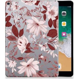 👉 Tablethoes Apple iPad Pro 10.5 Uniek Tablethoesje Watercolor Flowers 8718894944868