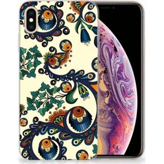 👉 XS Apple iPhone Max TPU Hoesje Design Barok Flower 8718894952474