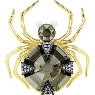 👉 Broche kristal vrouwen dieren active goudkleurig Swarovski 5409681 Magnetic Multicolored 9009654096811