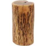 👉 Boomstam hout bruin Duverger - Bijzettafel massief acacia uniek 35x30x45cm 5414585102038