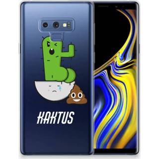👉 Samsung Galaxy Note 9 Uniek TPU Hoesje Cactus Poo 8718894311615