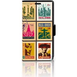 👉 Postzegel Sony Xperia XZ | XZs Uniek Boekhoesje Postzegels 8718894349298