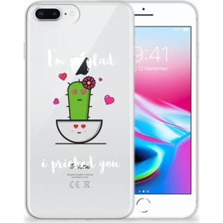 👉 Apple iPhone 7 Plus | 8 TPU Hoesje Design Cactus Glad 8718894374436