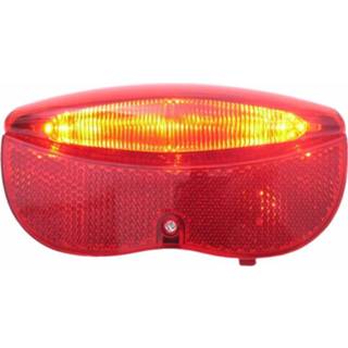👉 Batterij Edge Dragerachterlicht City Luxe - 3 leds inclusief batterijen 80mm 8718404504049