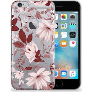 👉 Apple iPhone 6 Plus | 6s Uniek TPU Hoesje Watercolor Flowers 8718894494981