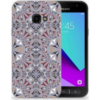 👉 Samsung Galaxy Xcover 4 TPU Hoesje Design Flower Tiles 8718894506394