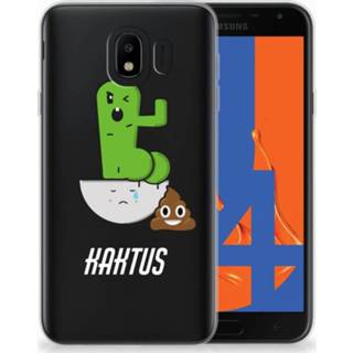 👉 Samsung Galaxy J4 2018 Uniek TPU Hoesje Cactus Poo 8718894521953