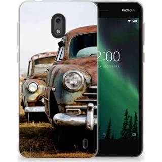 👉 Nokia 2 Uniek TPU Hoesje Vintage Auto 8718894529157