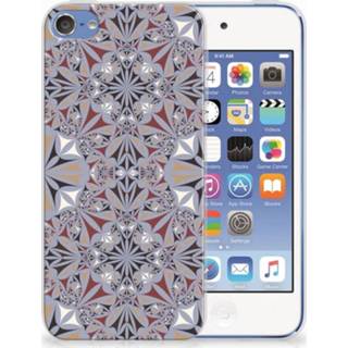 👉 Apple iPod Touch 5 | 6 TPU Hoesje Design Flower Tiles 8718894537787