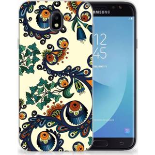 Samsung Galaxy J7 2017 | Pro TPU Hoesje Design Barok Flower 8718894541913