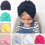 👉 Beanie baby's Cute 12 Colors Cotton Blend Baby Turban Hat Newborn Caps Headwear Infant Toddler Shower Birthday Gift Photo Props