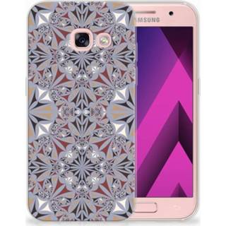 👉 Samsung Galaxy A3 2017 TPU Hoesje Design Flower Tiles 8718894580745