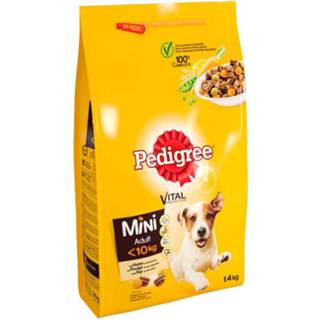 👉 Hondenvoer Pedigree Adult Mini - Gevogelte 1,4 kg 5900951254741