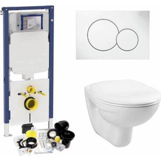 👉 Toiletset Sigma 8 (UP720) 03 Megasplash Basic Smart Met Bril En Drukplaat 8719304389323