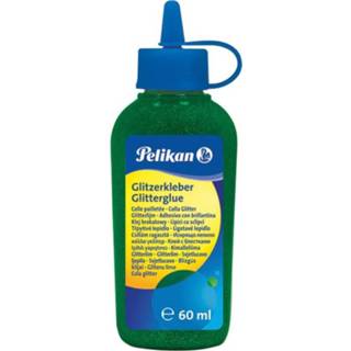 👉 Groen Pelikan glitterlijm, flacon van 60 ml, donkergroen 4012700300324