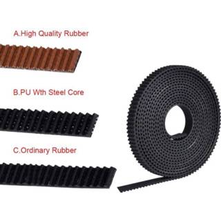 👉 Riem PU steel rubber 2/5M GT2-6MM Open Timing Belt GT2 With Core 2GT Width 6MM For 3D Printer Parts Reprap Pulley