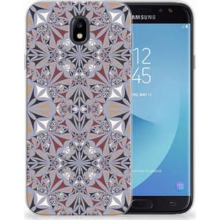👉 Samsung Galaxy J7 2017 | Pro TPU Hoesje Design Flower Tiles 8718894658031