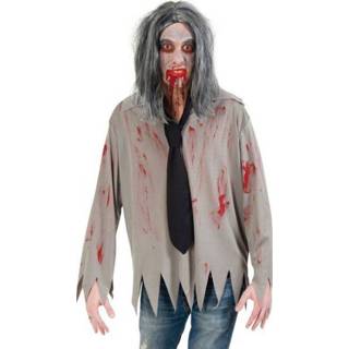 👉 Zombie shirt polyester grijs Angelo