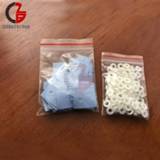 👉 Transistor plastic silicone 100Pcs TO-220 Washer Insulation + Isolated Pad Sheet Strip