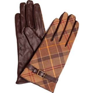 👉 Handschoenen leder nederlands Valerie Tartan Chocolate/Muted