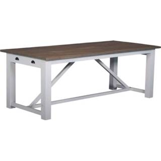 👉 Eettafel nederlands Napoli Eetkamertafel 220x100cm