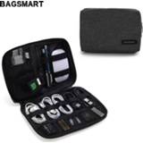 👉 BAGSMART Waterproof Travel Wire Bag Electronic Accessories Bag For iPhone Earphone Data Cable SD Card USB