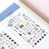 👉 Kladblok PVC Creative Soina Everyday Diary Sticker Scrapbook Decoration Stationery DIY Stickers School Office Supply