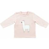 👉 Shirt lange mouw roze biologisch katoen Jollein 74/80 Lama Blush Pink 8717329342903