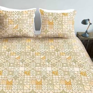 👉 Dekbed overtrek katoen geel Ambiante Dekbedovertrek Stained Glass Yellow-140x200/220 8715769834408 8718309338107