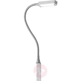 👉 Wand lamp metaal warmwit mat nikkel a+ Hoogte 48 cm - LED wandlamp Raik