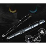 👉 Outdoor EDC Multi-Function Self Defense Tactical Pen Emergency Led Light Strobe Bottle Opener Glass Breaker Birthday Gift