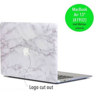 👉 Cover hoes hardcase Marble Cosette wit kunststof Lunso - MacBook Pro 15 inch (2012-2015) 669014994240