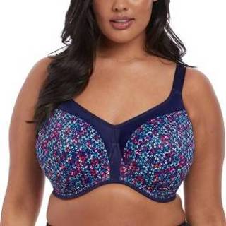 👉 Vrouwen blauw Elomi Energise Underwire Sports Bra * Gratis verzending Actie