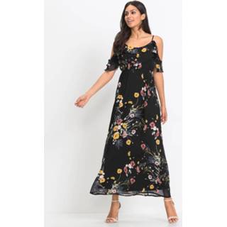 👉 Vrouwen mode zwart Cold-shoulder-jurk 8902497110564
