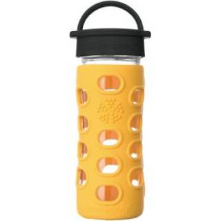 👉 Drinkfles geel glas Lifefactory Classic Cap marigold 350 ml - 814943023183