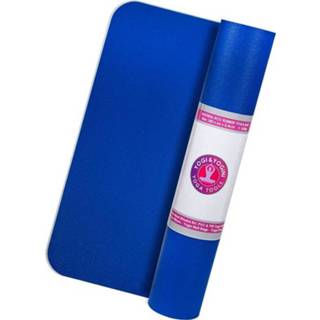 👉 Blauw rubber active Yogi&Yogini Yogamat (Blauw) 8719497617838