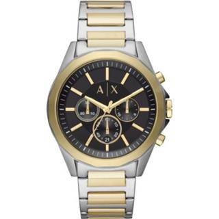 👉 Horlogeband AX2617 Leder Bi-Color 22mm