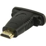 👉 Zwart vrouwen HDMI - DVI-adapter input DVI vrouwelijk Valueline 5412810182077