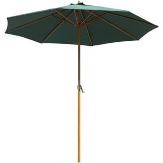 👉 Parasol groen houten active standaard 270 cm 4250871211920