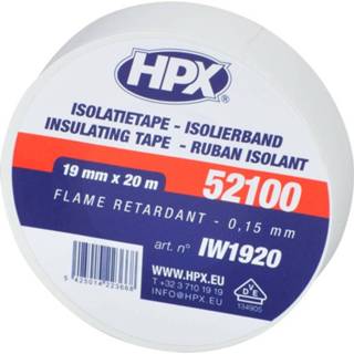 Isolatieband wit Isolatie band wit Isolatieband 19mm 20m 5425014223668