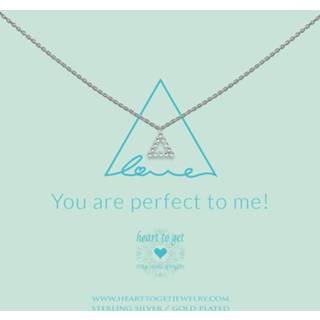 👉 Zilver active vrouwen Classic Collection Heart to get N387TRI18S Necklace triangle You are perfect me! silver 8719214216986