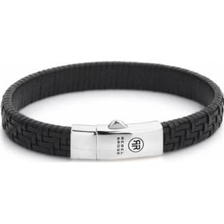 👉 Armband zilver rose active mannen algemeen zwart Rebel and RR-L0050-S Stairway Black 21 cm 8719214496876