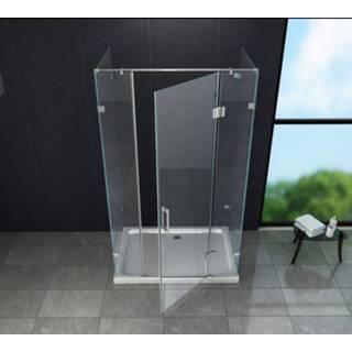 👉 Douchecabine TARNA U-vorm met draaideur 120x80x195 cm