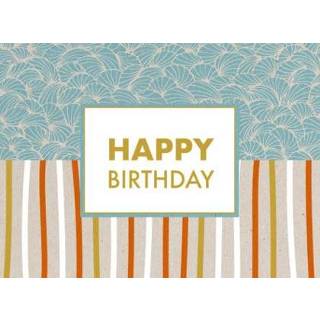 👉 Paperclip verjaardagskaart verschillende kleuren | Happy birthday