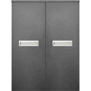 👉 Kolomkast Sanicare Q2/Q3/Q8 2-Deurs Soft-Closing Alu Greep 90x67x32 cm Truffel