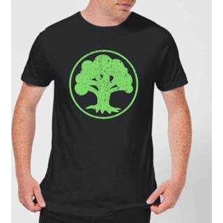 Shirt male zwart s mannen donkergroen Magic The Gathering Green Mana T-shirt - 5056185788696